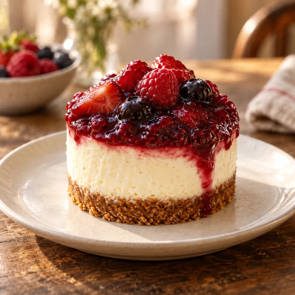 Cheesecake de Frutas Vermelhas